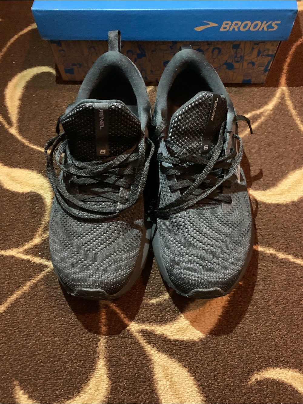 Brooks Revel 6 Men's Athletic Shoes - Charcoal Black